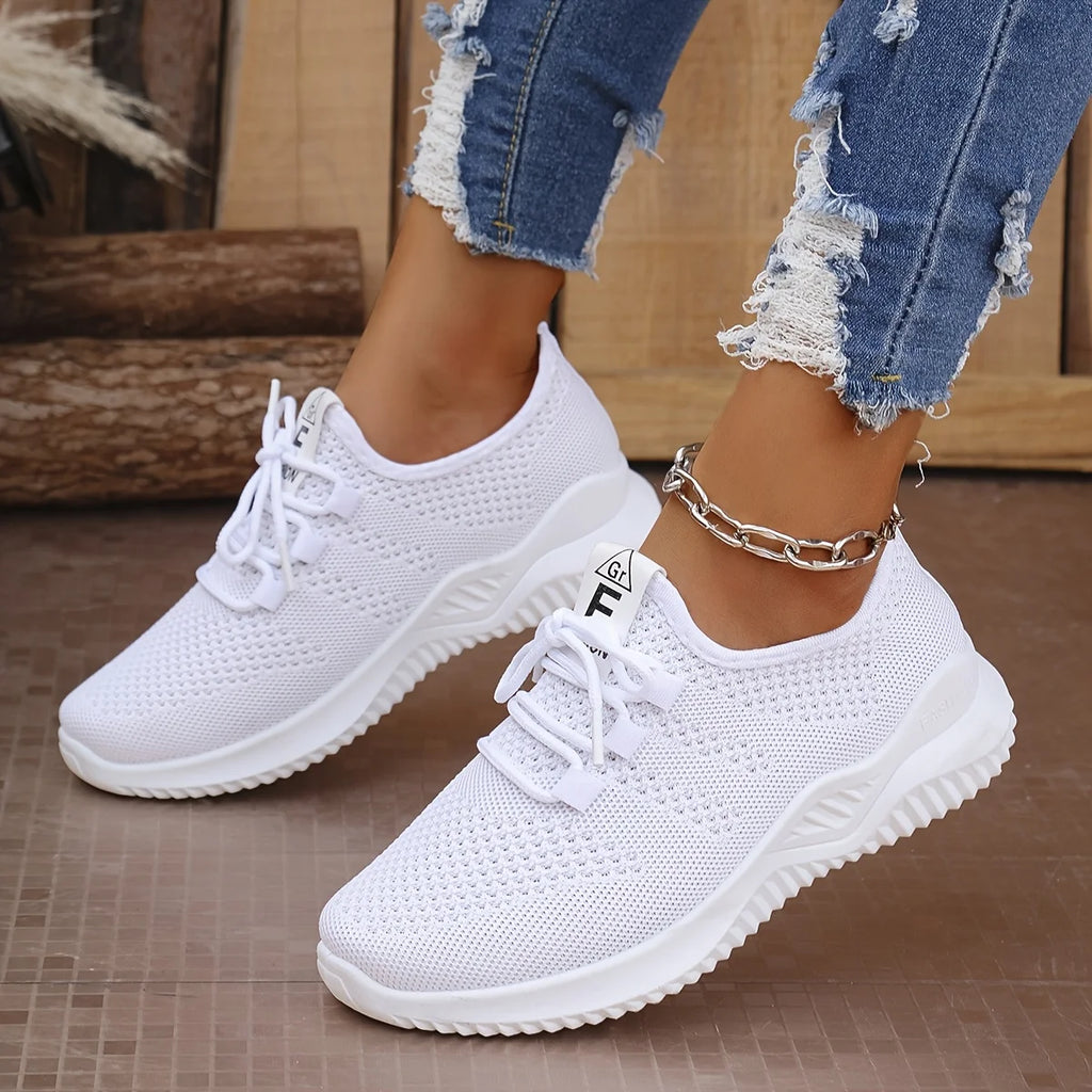 DW WEARS - WOMEN KNIT UPPER SNEAKERS