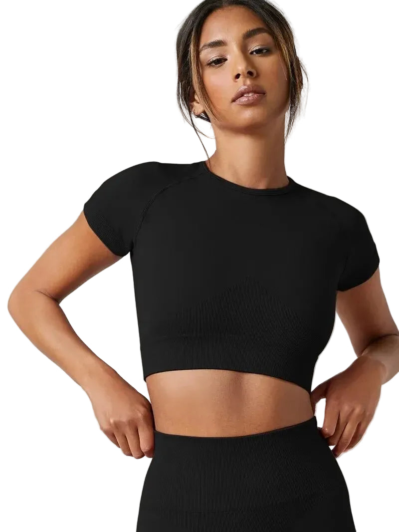 DW WEARS - WOMEN SEAMLESS YOGA TOP