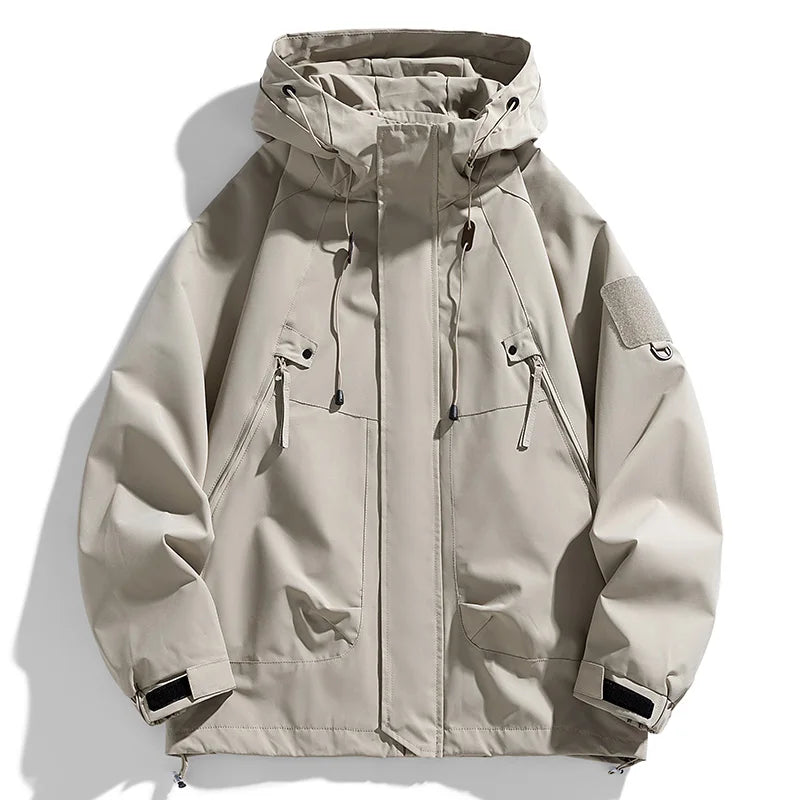 DW WEARS - MEN HOODED WINDBREAKERS