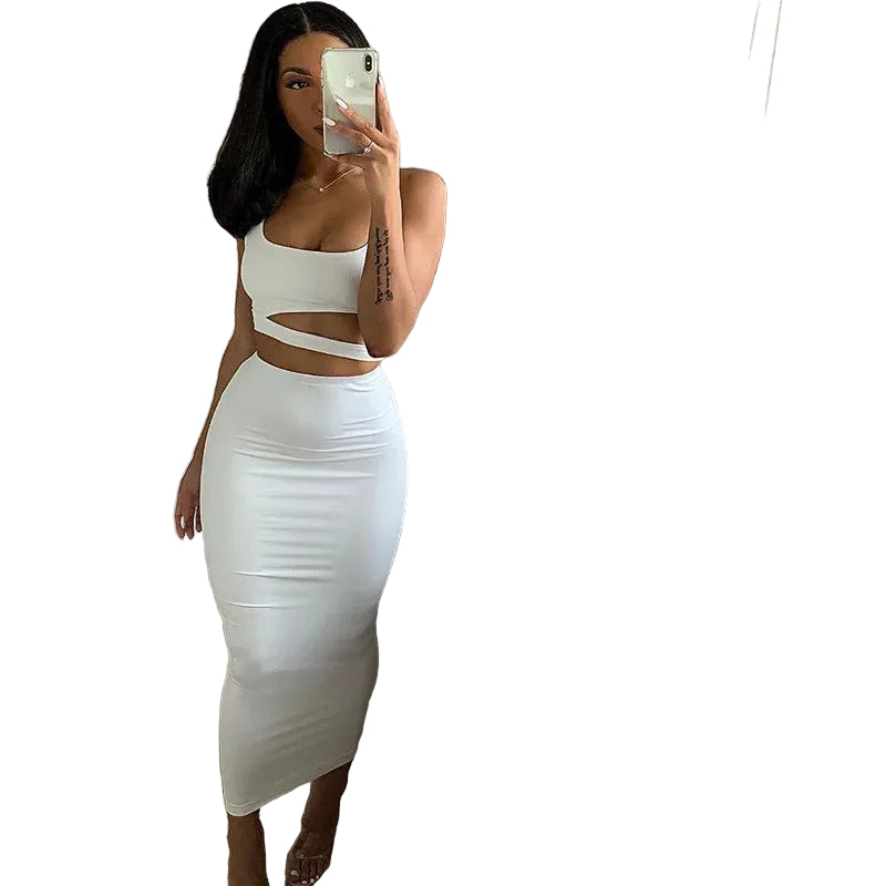 DW WEARS - WOMEN PLEATED DRESS ( 2 PIECE )