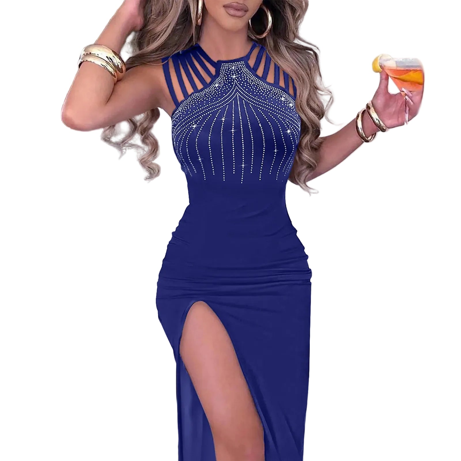 DW WEARS - WOMEN EMBROIDERED BEADS DRESS