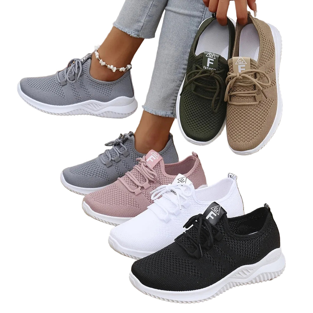 DW WEARS - WOMEN KNIT UPPER SNEAKERS