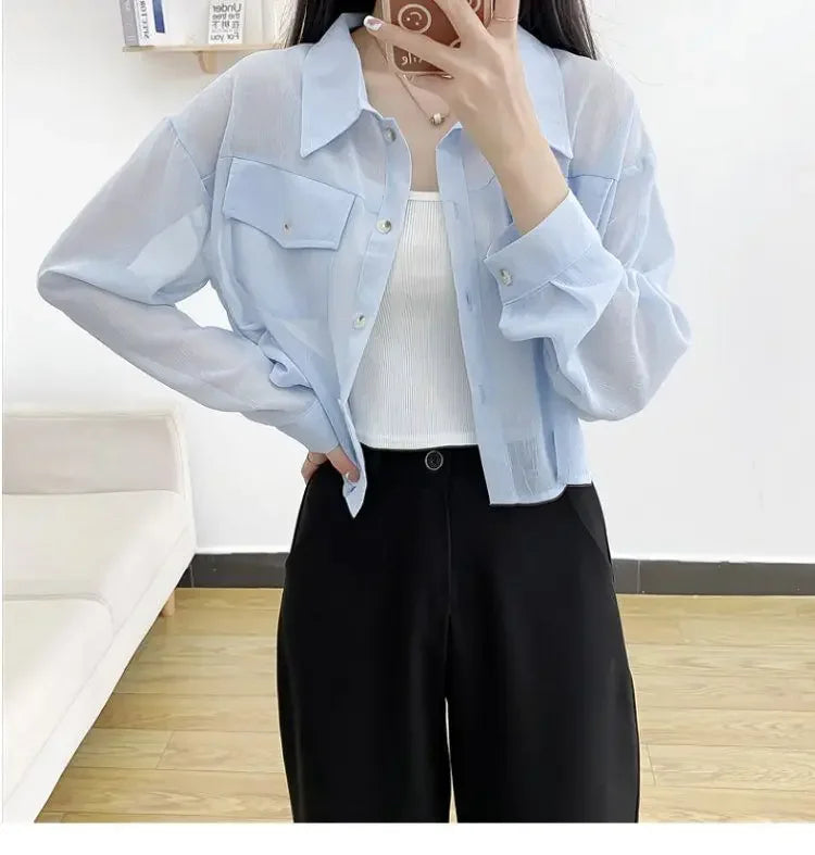 DW WEARS - WOMEN SUMMER LOOSE CARDIGAN JACKET