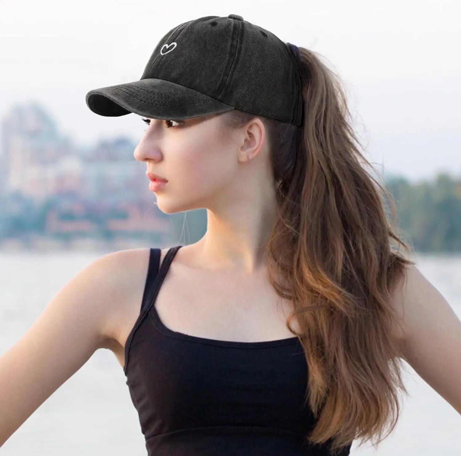 DW WEARS - WOMEN PONYTAIL HAT ( ADJUSTABLE )
