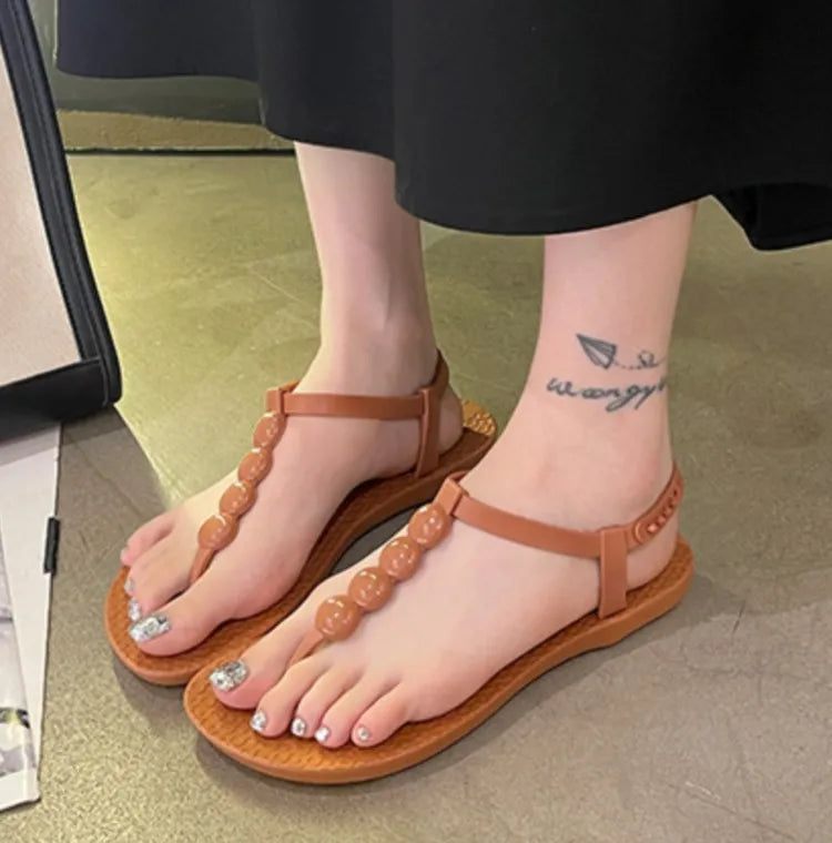 Shoes Women Sandals Summer Retro Sandals For Women Soft Women's Shoes Party Sandals Woman Casual Footwear Female Sandal Women
