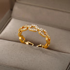 DW WEARS - WOMEN ZIRCON GEOMETRIC RINGS