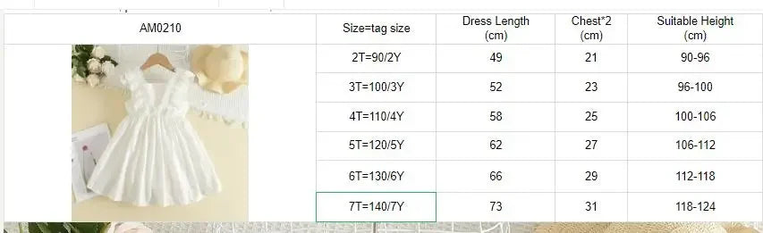 DW WEARS - KID SUMMER LACE DRESS