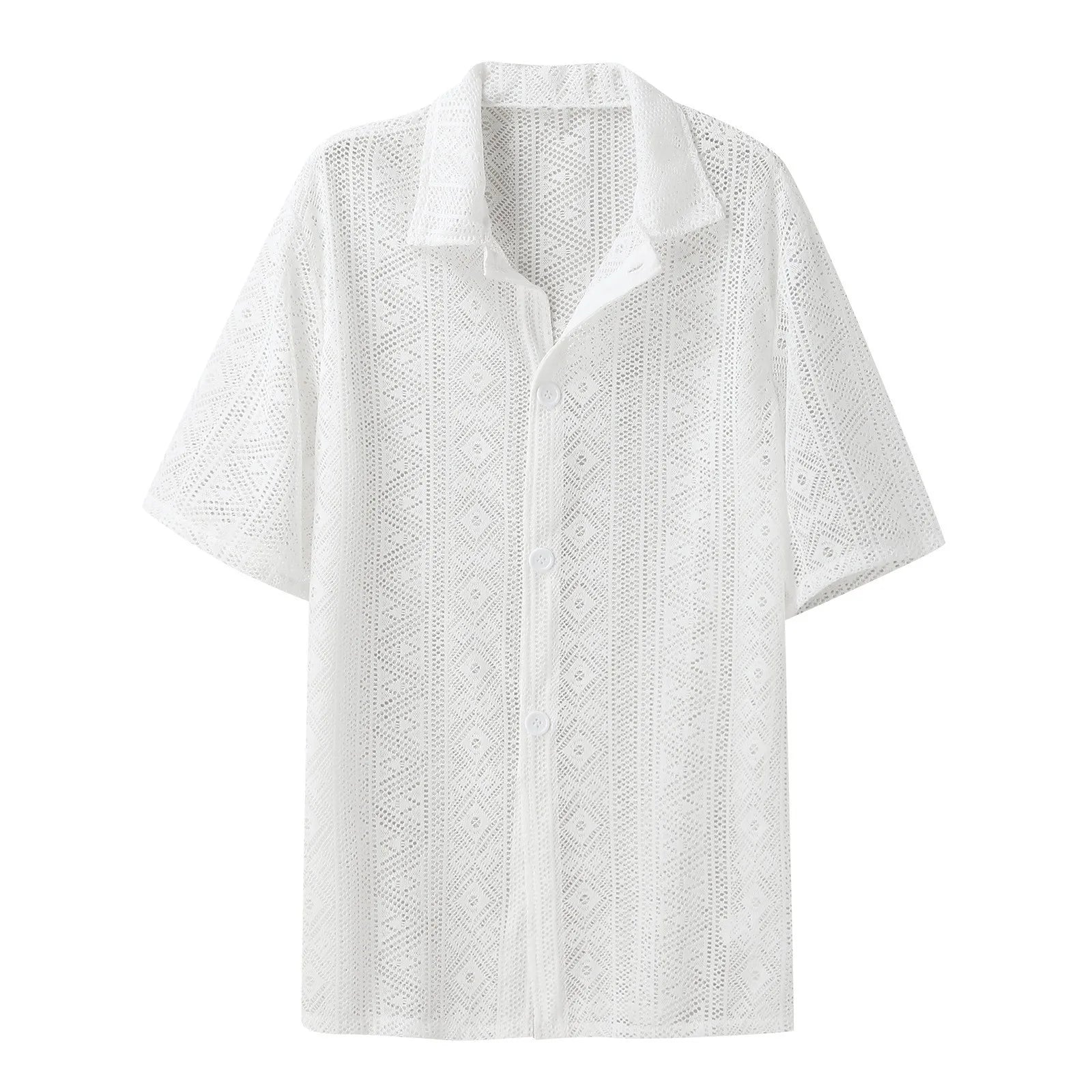 DW WEARS - MEN SUMMER SEE THROUGH SHIRT