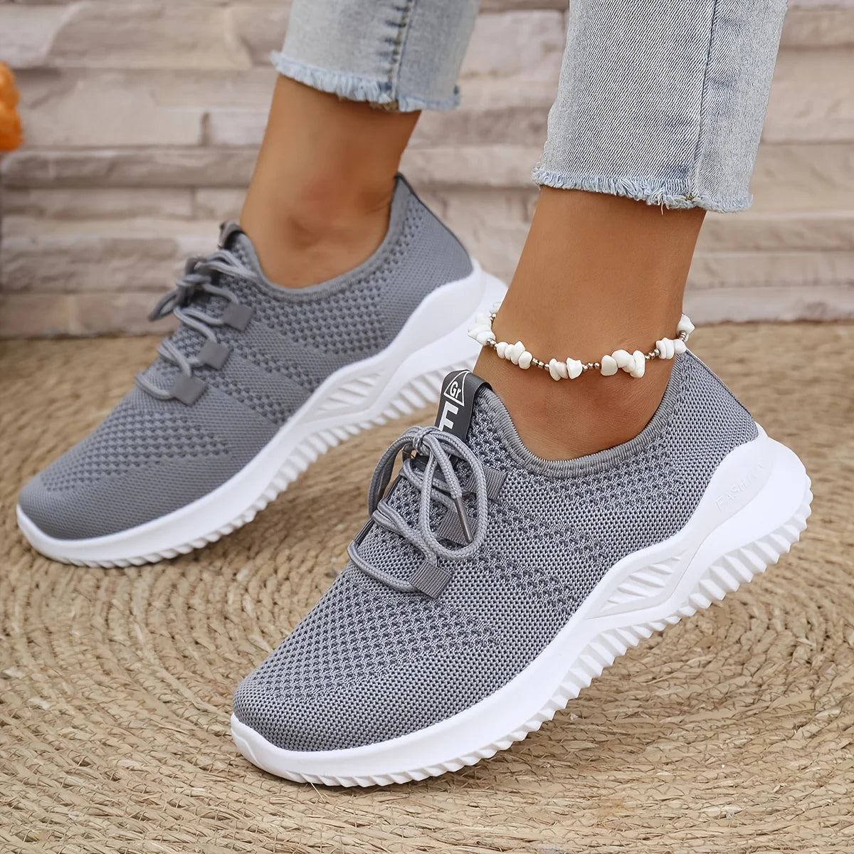 DW WEARS - WOMEN KNIT UPPER SNEAKERS