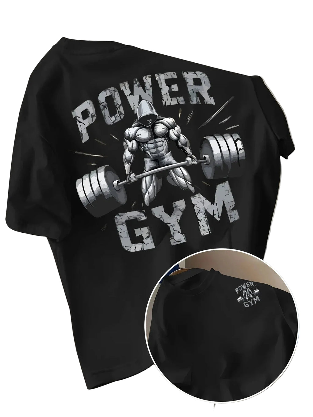 DW WEARS - UNISEX GYM SHIRT ( POWER GYM )