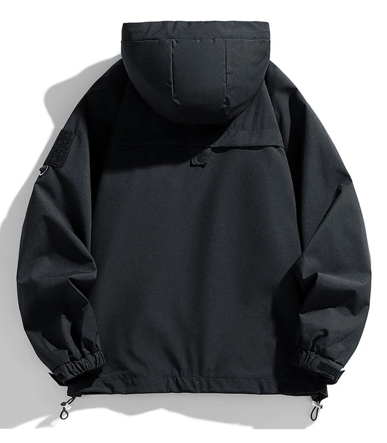 DW WEARS - MEN HOODED WINDBREAKERS