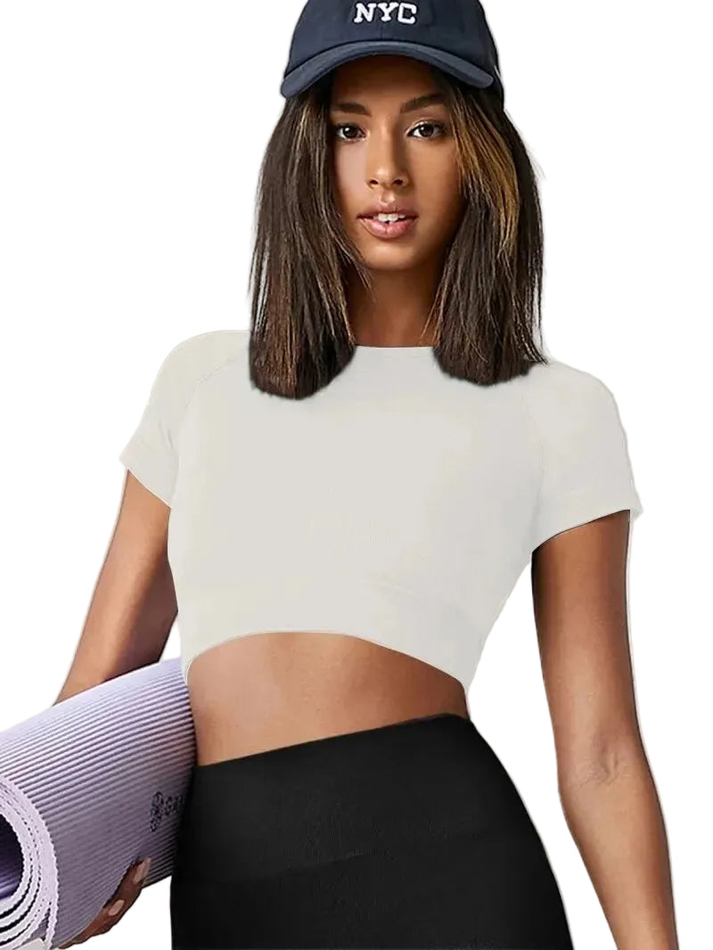 DW WEARS - WOMEN SEAMLESS YOGA TOP