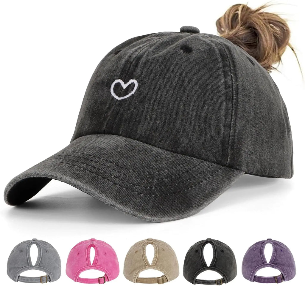 DW WEARS - WOMEN PONYTAIL HAT ( ADJUSTABLE )