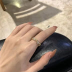 DW WEARS - WOMEN ADJUSTABLE DRIP GLAZE RING