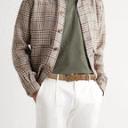 DW WEARS - MEN LEATHER STRAP BELT / 20% DISCOUNT