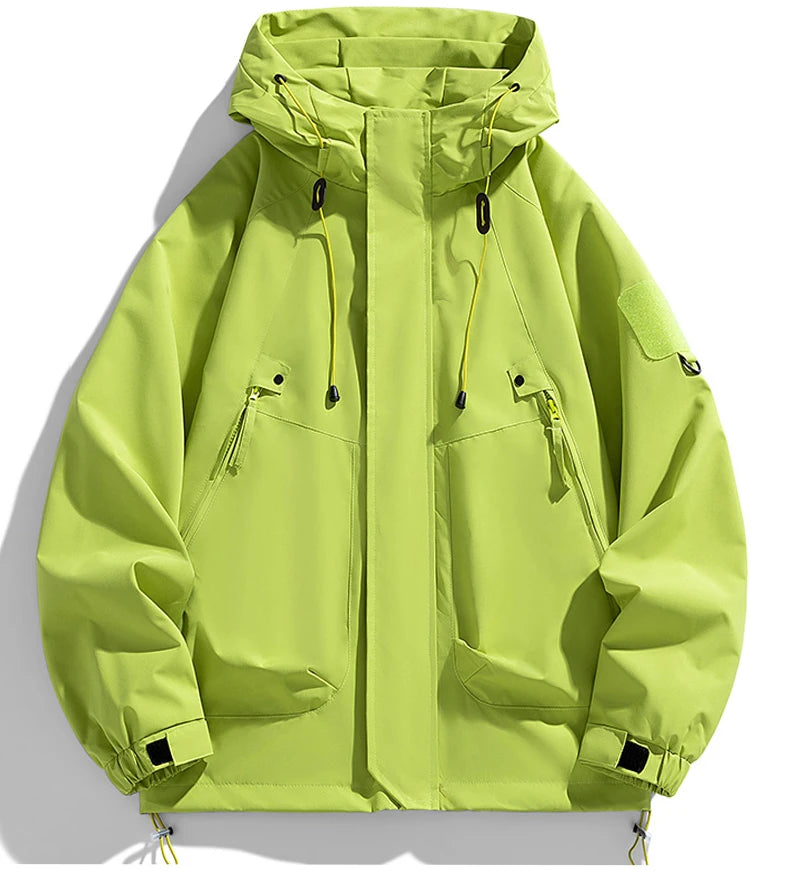 DW WEARS - MEN HOODED WINDBREAKERS