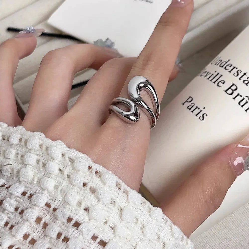 DW WEARS - WOMEN ADJUSTABLE DRIP GLAZE RING