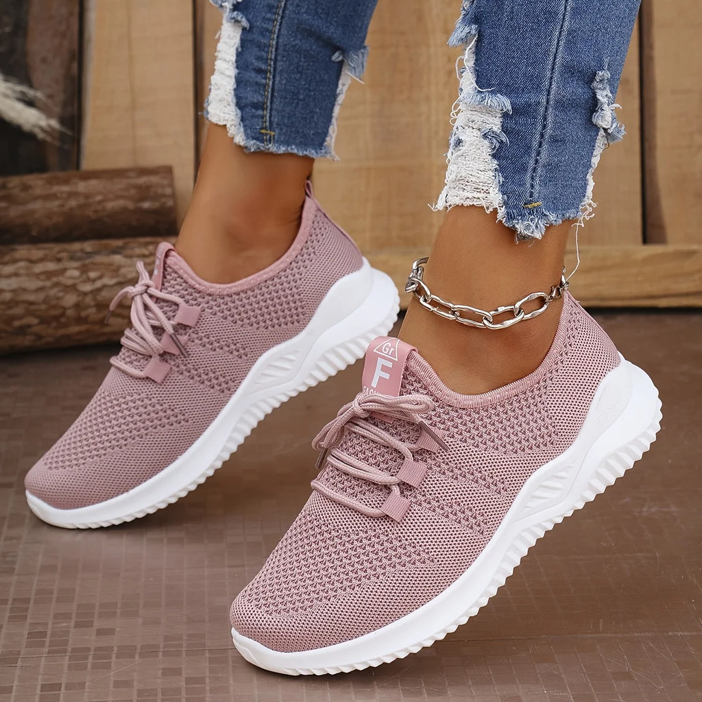 DW WEARS - WOMEN KNIT UPPER SNEAKERS