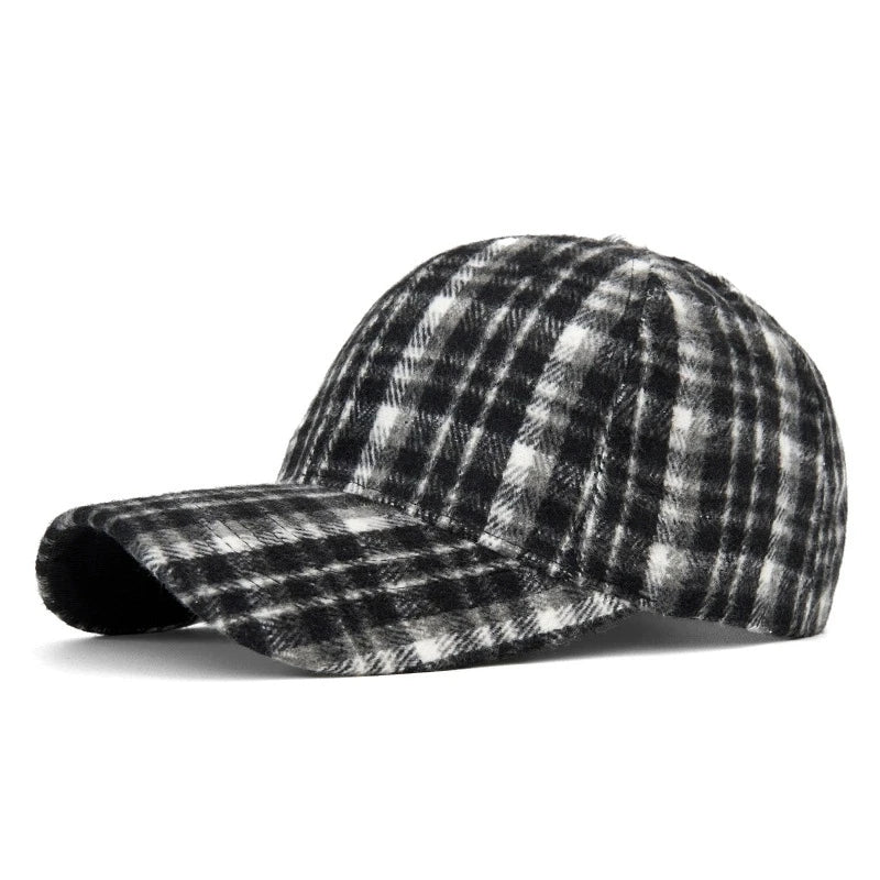 DW WEARS - UNISEX PLAID BASEBALL CAP