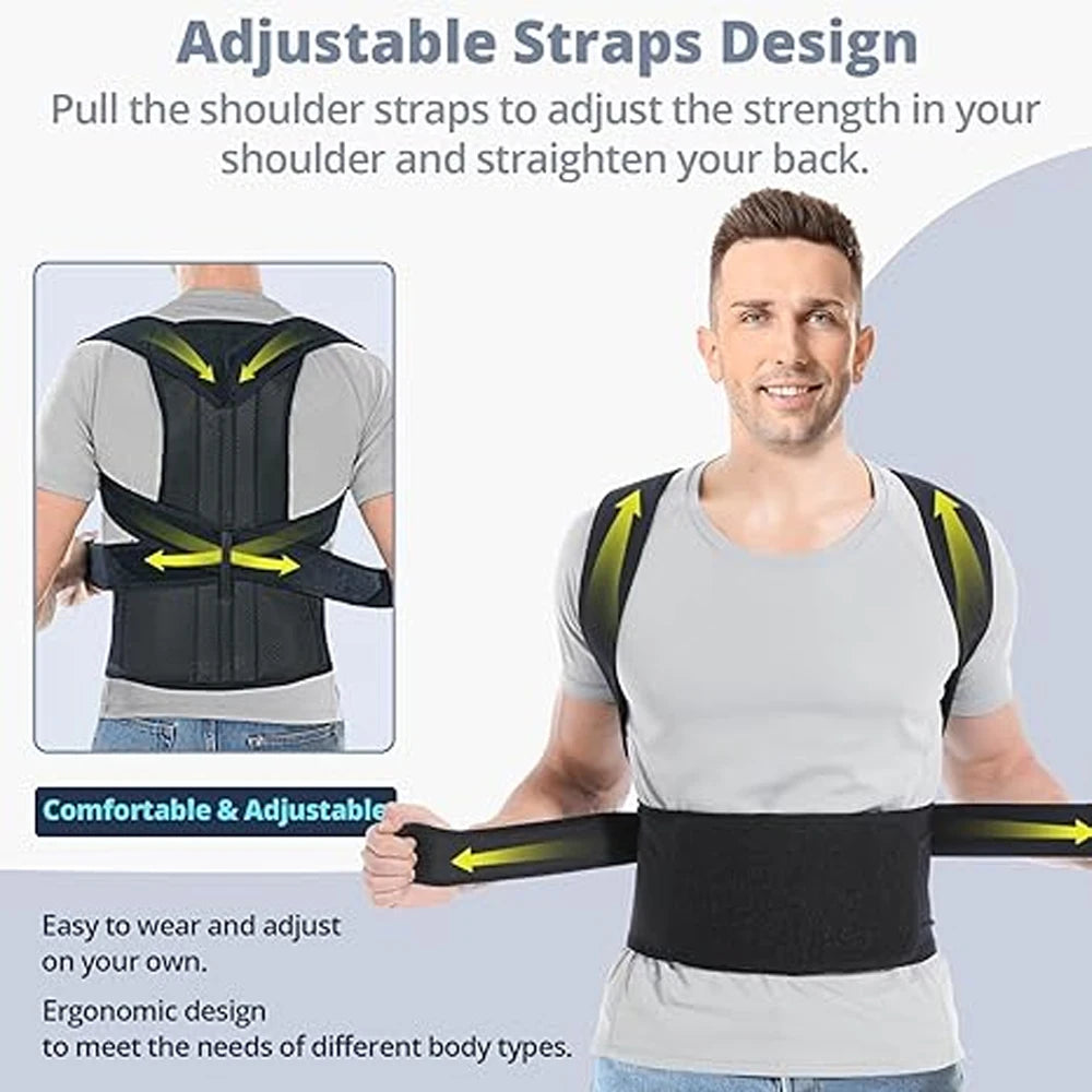 DW WEARS - UNISEX ADJUSTABLE BACK BRACE
