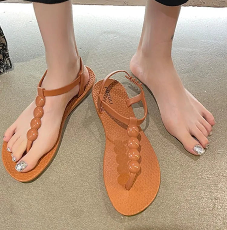 Shoes Women Sandals Summer Retro Sandals For Women Soft Women's Shoes Party Sandals Woman Casual Footwear Female Sandal Women