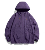 DW WEARS - MEN HOODED WINDBREAKERS