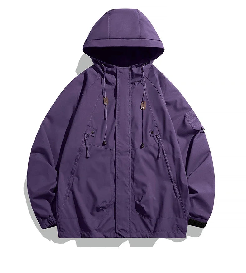 DW WEARS - MEN HOODED WINDBREAKERS