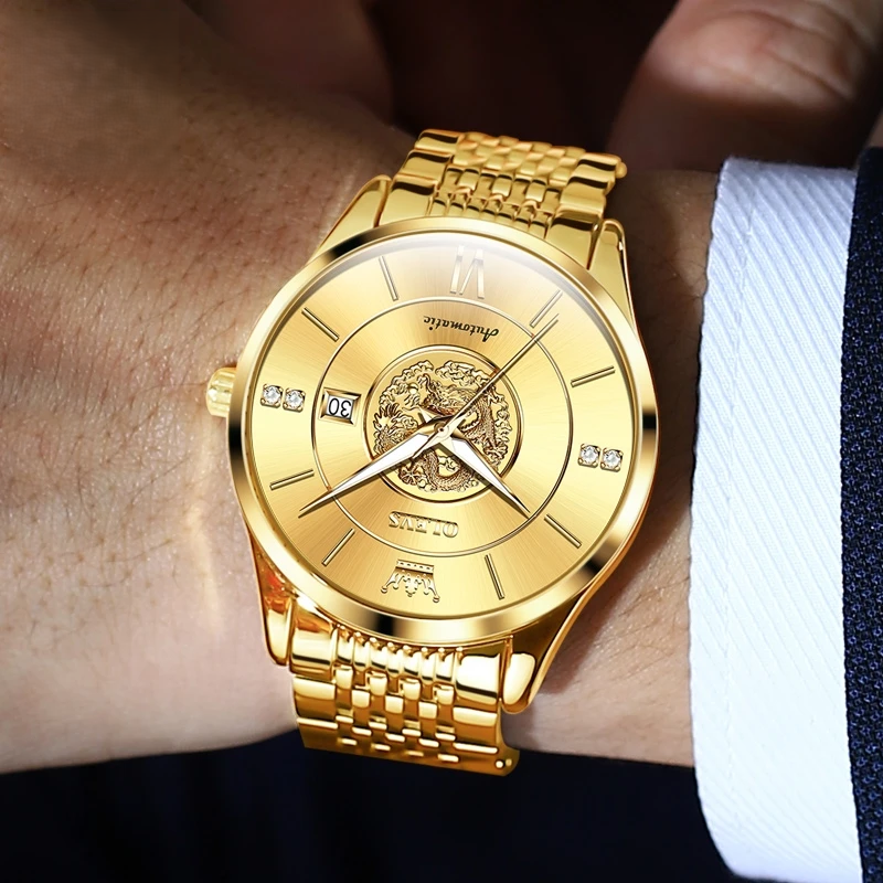 DW WEARS - MEN AUTOMATIC WATCH ( OLEVS )